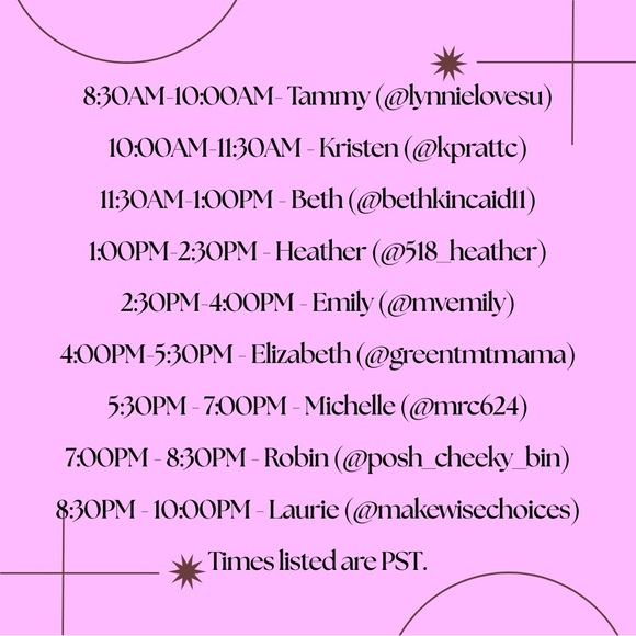 Michelle’s live flyer. Like to be notified when I go live. - Picture 5 of 14